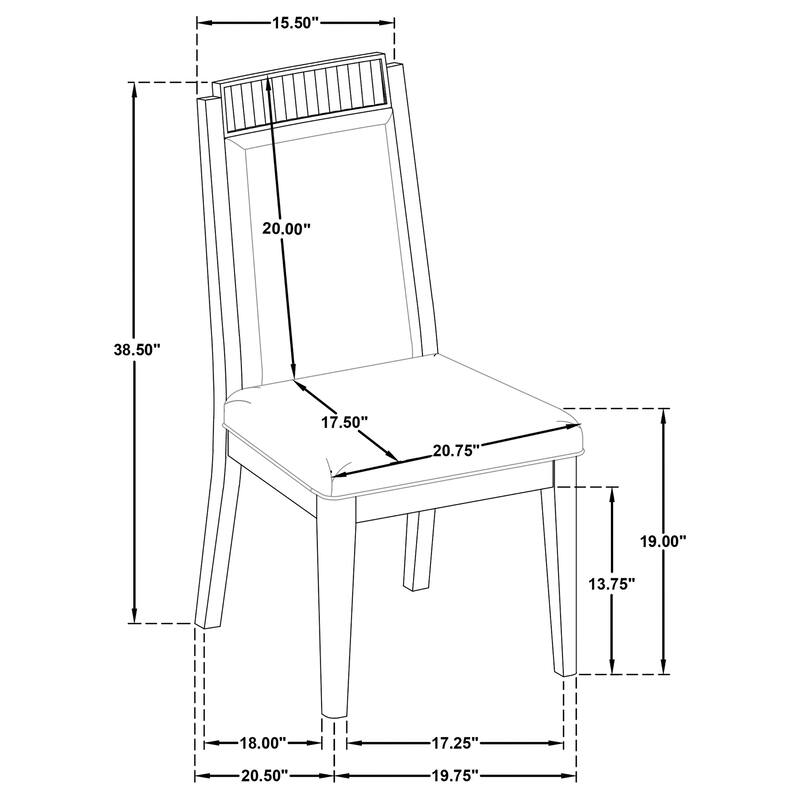 Brookmead Black Extension Leaf Dining Table Set