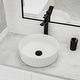 preview thumbnail 2 of 11, Karran Valera 14" Vitreous China Vessel Bathroom Sink in White