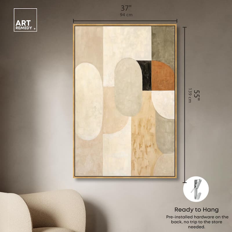 Overlapping Planes II Canvas by Art Remedy