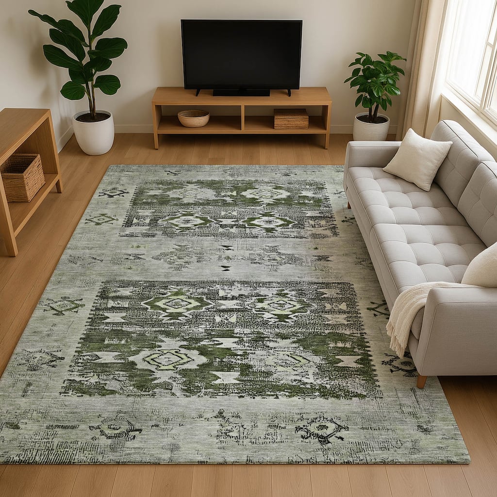 Premium Washable Super Soft Global Icon Mayfield Rug