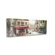 preview thumbnail 3 of 13, Stupell Traditional Town Square Landscape Vintage Bistro Architecture Canvas Wall Art - Green