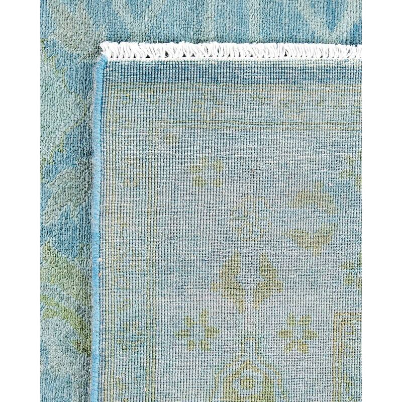 Vibrance, One-of-a-Kind Hand-Knotted Area Rug - Gray, 6' 2" x 9' 5" - 6' 2" x 9' 5"