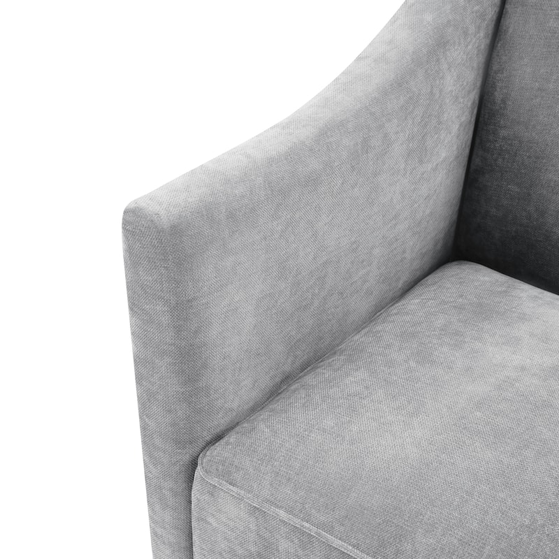 Christopher Knight Home - Barrel Modern Upholstered Accent Chair with Ergonomic Comfort.
