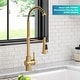 preview thumbnail 32 of 139, Kraus Britt Commercial 3-Function 1-Handle Pulldown Kitchen Faucet
