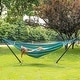 preview thumbnail 1 of 86, Double Cotton Hammock with Space Saving Steel Stand