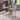 2pcs Velvet Upholstered Fabric Counter Height Bar Stools with Back - N/A