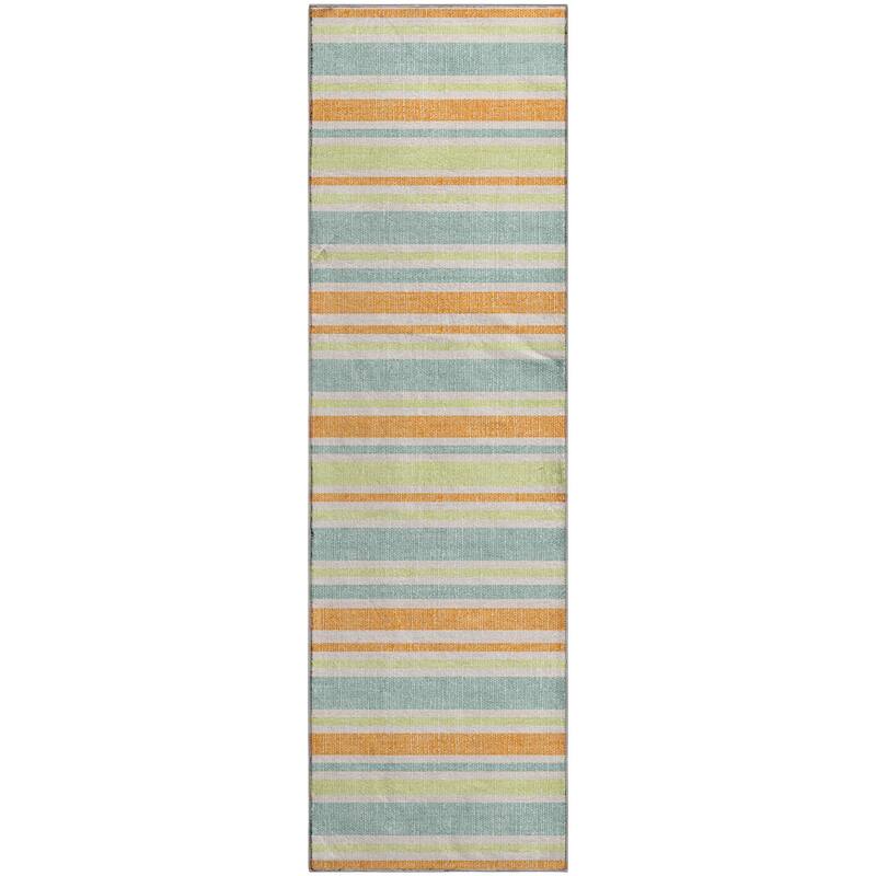Premium Washable Super Soft Modern Cabana Stripe Mayfield Rug