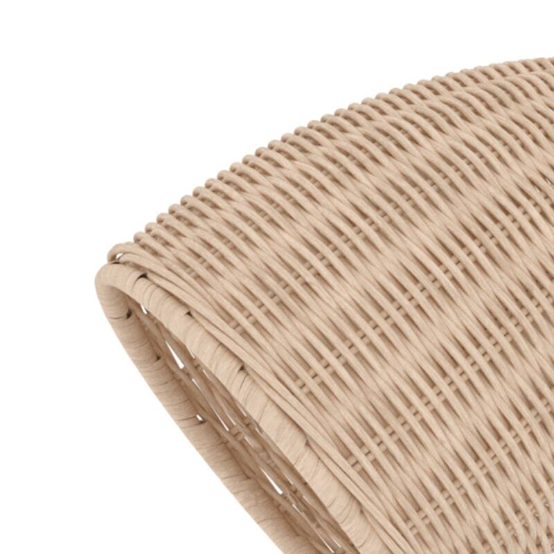 Maxax 19" Rattan Shade Metal USB Desk Lamp