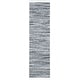preview thumbnail 28 of 49, SAFAVIEH Handmade Rag Rug Ljubika Casual Stripe Cotton Rug with Fringe 2'3" x 10' Runner - Grey - Runner