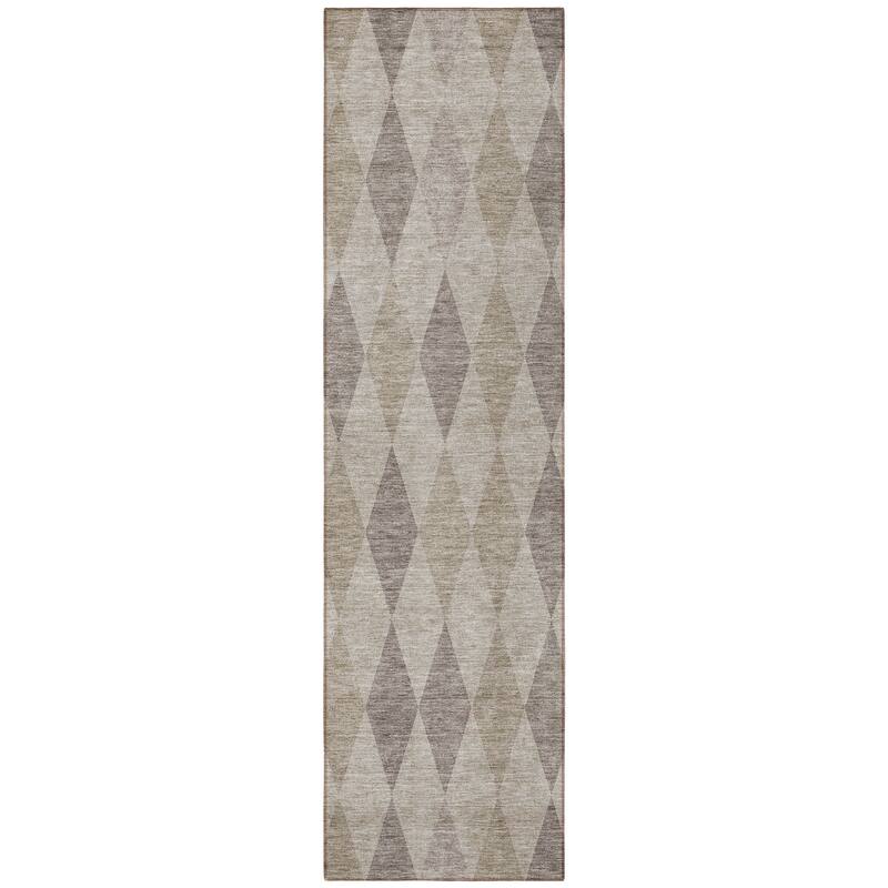 Hamo Stylish Geometric Weather Resistant Versatile Elegance Outdoor Rug