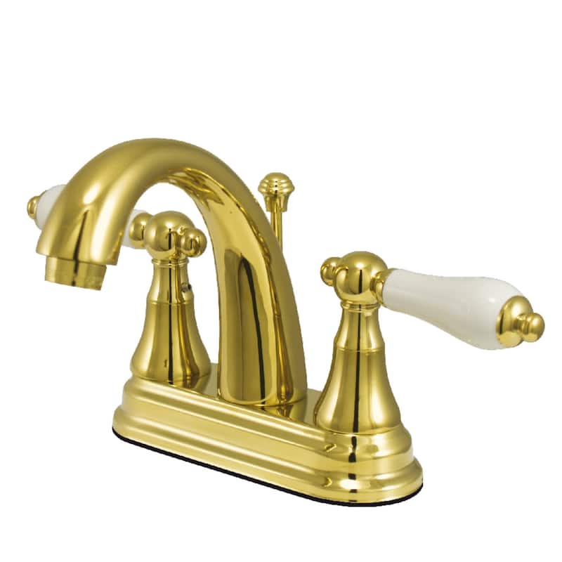 Kingston Brass English Vintage Centerset Bathroom Faucet with Brass