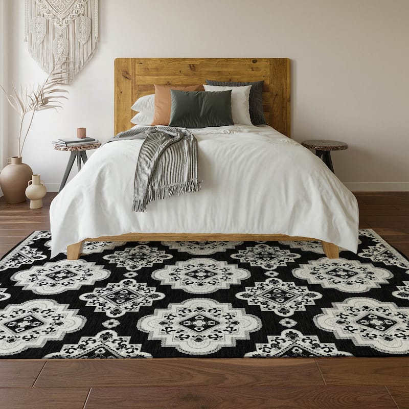 Premium Washable Super Soft Global Glam Mayfield Rug