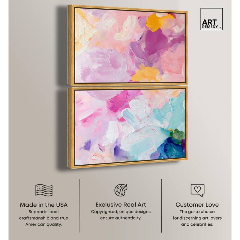 Misty Layers Canvas Set of 2 by Art Remedy