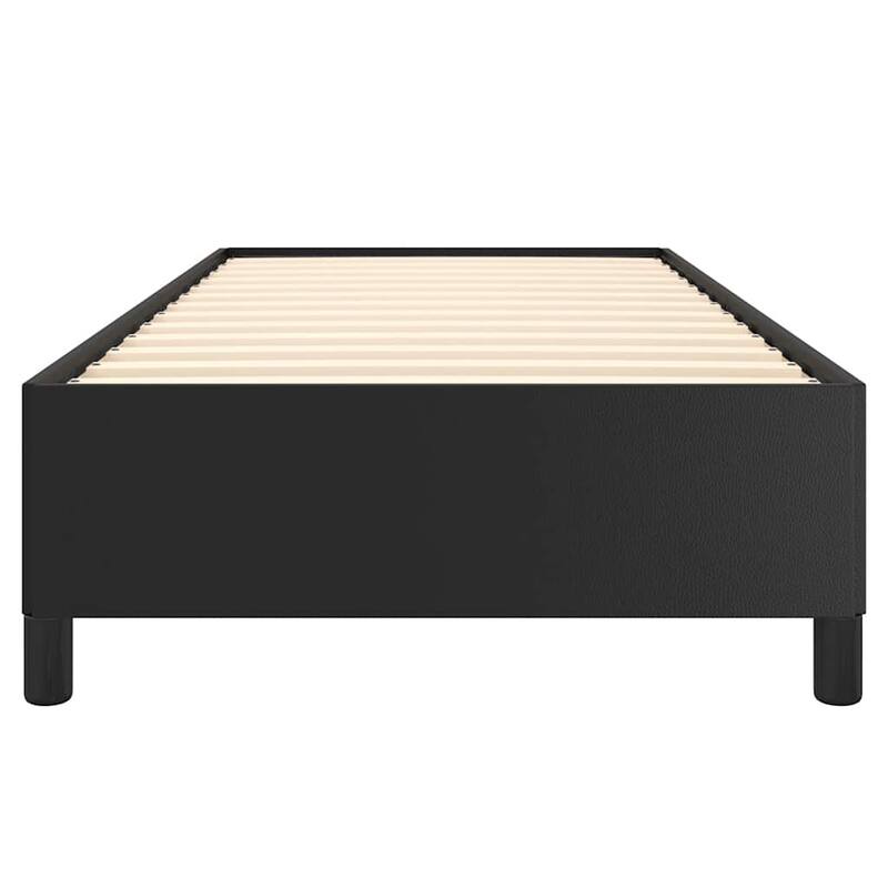 vidaXL Bed Frame, Faux Leather, No Mattress