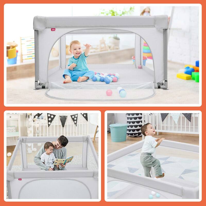 Costway Baby Playpen Infant Large Safety Play Center Yard w/ 50 Ocean - See Details