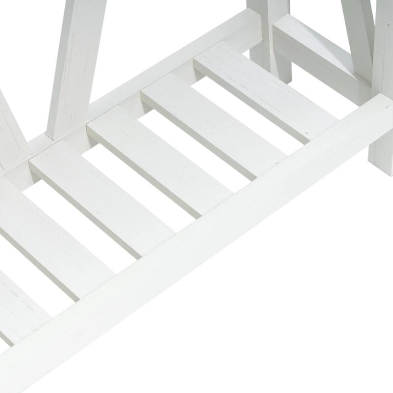 VredHom Console Table Sofa Table Entryway Table with Storage Shelf