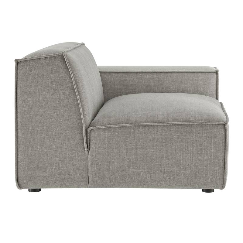 Restore Performance Fabric Upholstered Right-Facing Modular Lounge Chair