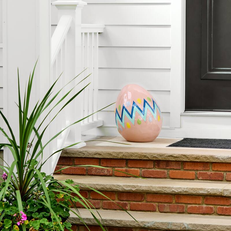 18.25" Resin Outdoor Easter Egg