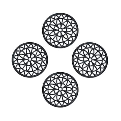 A1HC Rubber Step Mat Multi Functional -Garden Stepping Stone Mat, Outdoor Decorative Tray