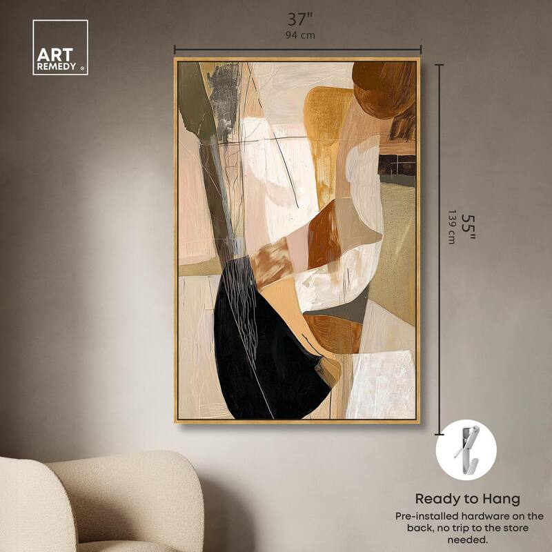 Tactile Depth II Canvas by Art Remedy