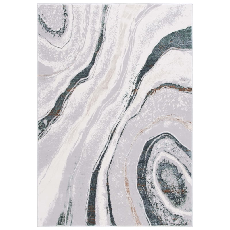 SAFAVIEH Alenia Dasantila Modern & Contemporary Rug - 8' x 10' - Grey/Ivory