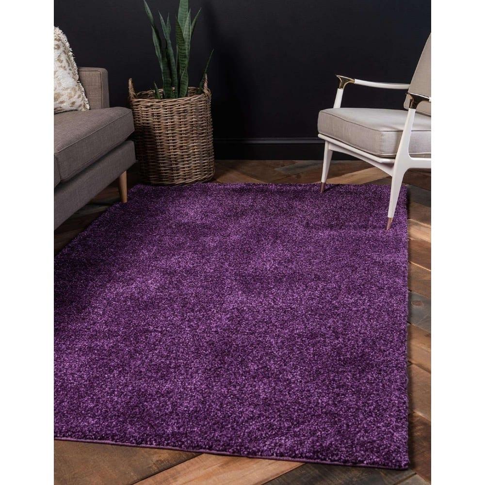 Solid/Striped Zoit Collection Area Rug