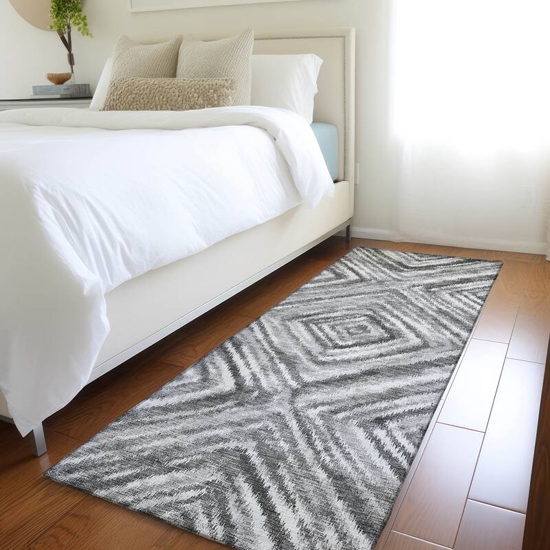 Machine Washable Indoor/ Outdoor Chantille Moroccan Boho Contemporary Rug
