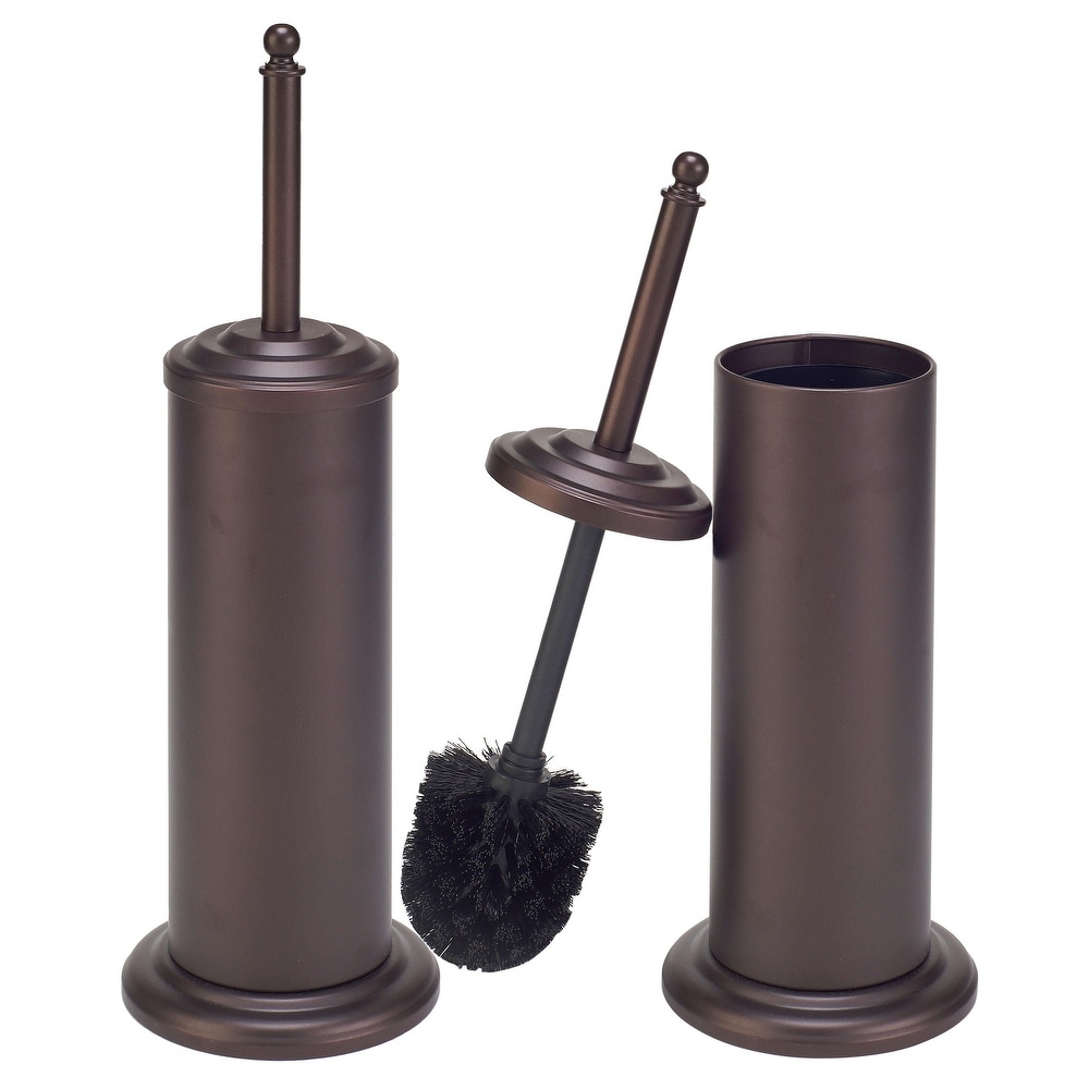 2-pack OXO Toilet Brush and Canister Set, Two Replacement Brush Heads  Included