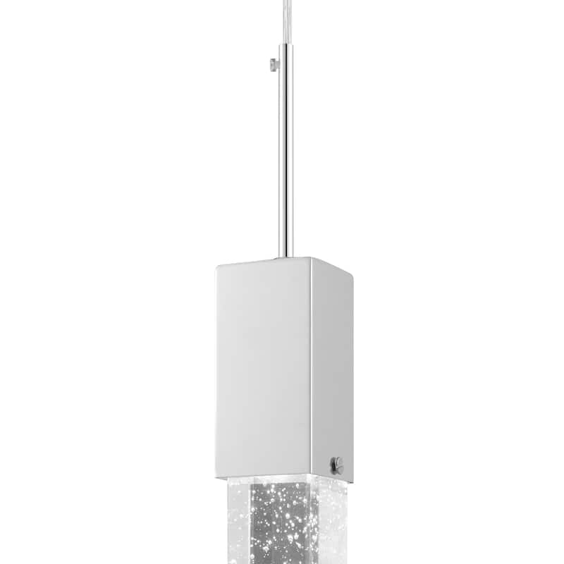 Rectangular Crystal Pendant // XL 1 light - N/A