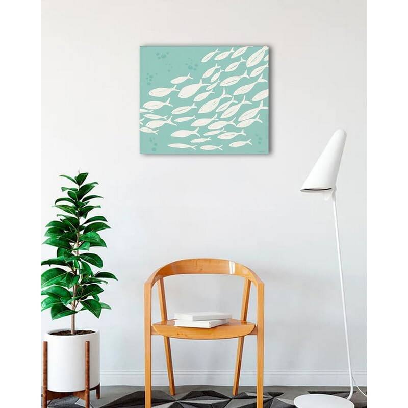 Seaside Style VII Art Poster - Print On Demand - 24 x 24 Inch