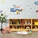 preview thumbnail 23 of 39, Costway Kids 2-Shelf Bookcase 5-Cube Wood Toy Storage Cabinet