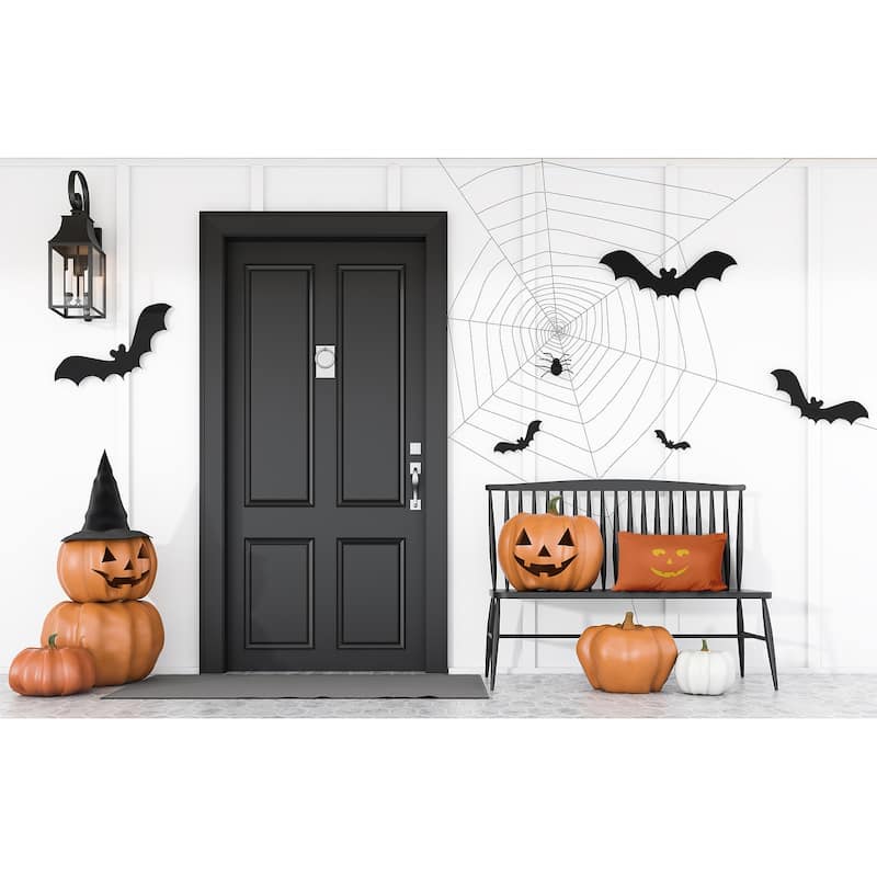 Halloween JackoLanternRight Indoor/Outdoor Throw Pillow