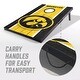 preview thumbnail 3 of 5, Iowa Hawkeyes NCAA Compact 2x3 Tailgate Cornhole Board Set
