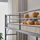 preview thumbnail 24 of 24, Twin Size Metal Loft Bed with Desk and Storage Shelves