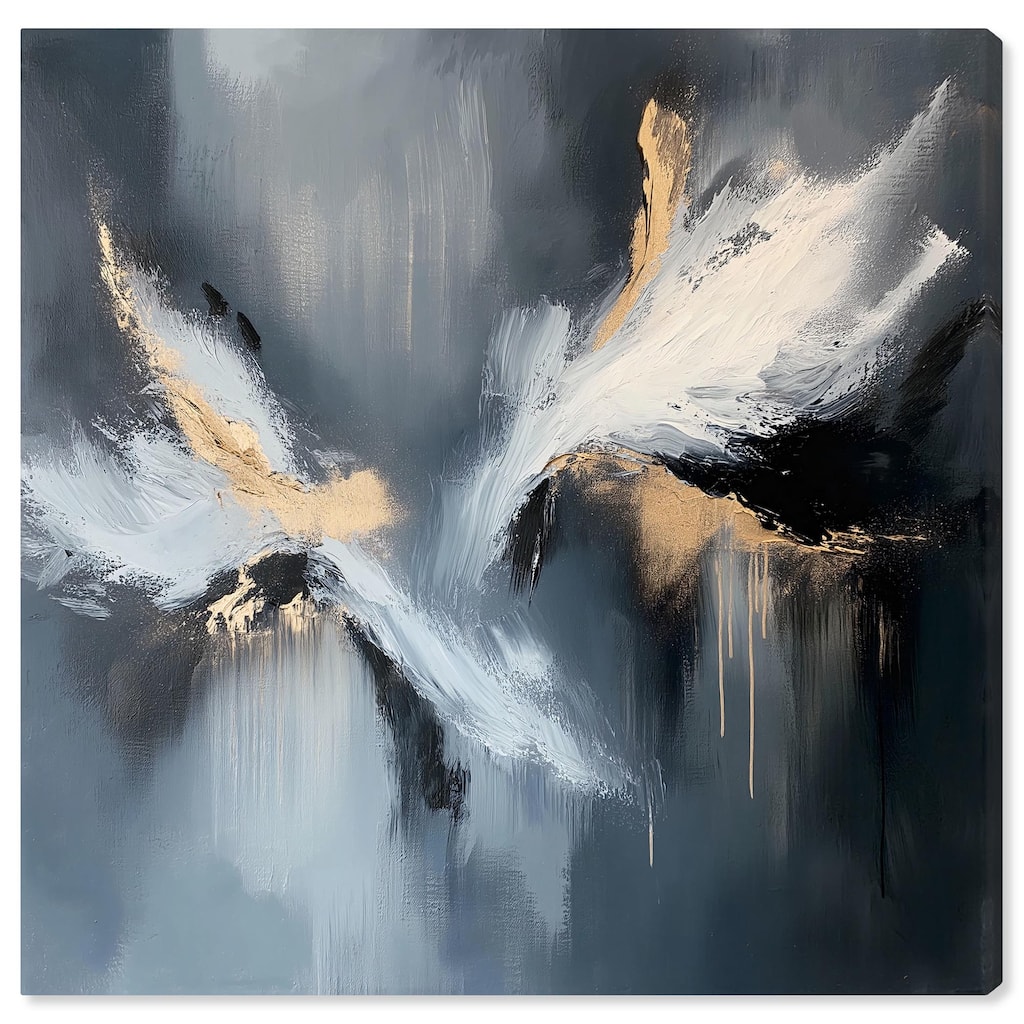 Wings of Gold Canvas by Art Remedy, Gallery Wrapped