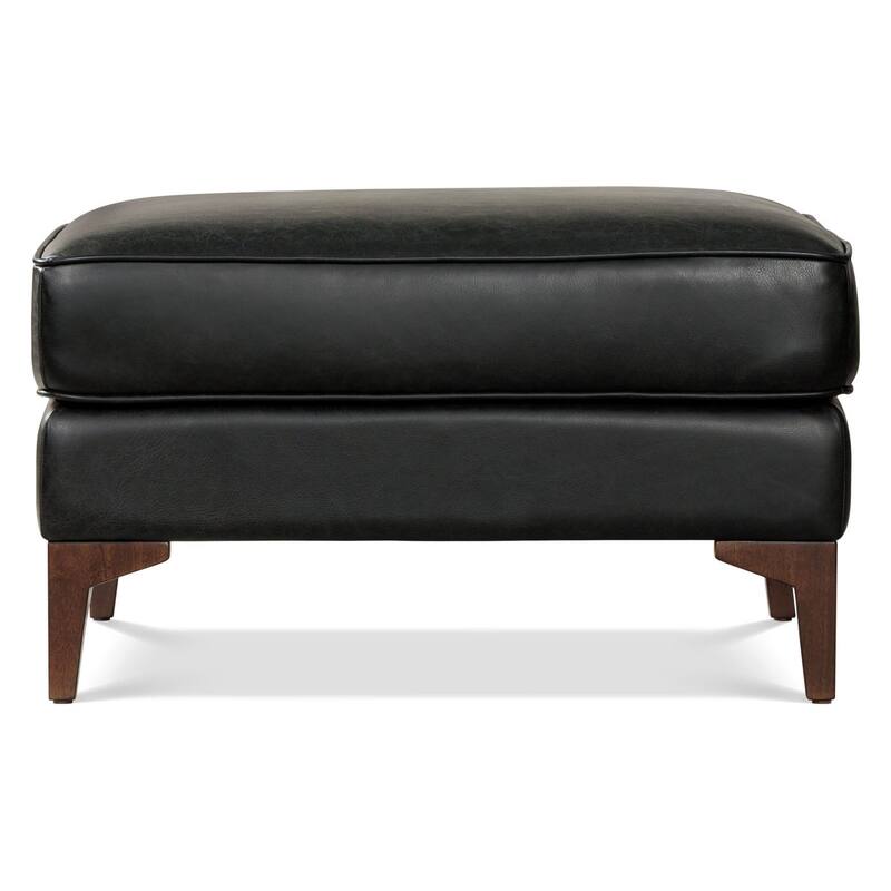 Poly & Bark Essex Genuine Italian Leather Rectangular Ottoman