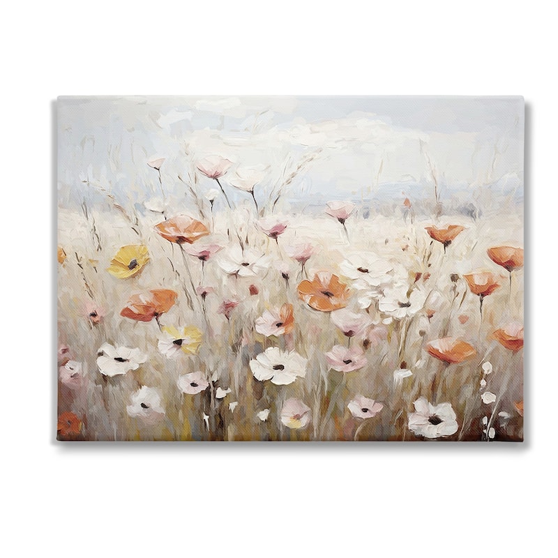 Stupell Charming Flower Meadow Canvas Wall Art Design By Ramona Murdock - 40 x 30