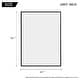 preview thumbnail 11 of 11, Black Large Rectangle Bathroom Wall-Mounted Vanity Mirror
