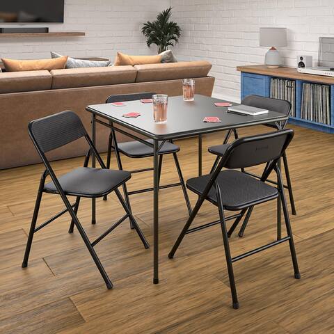 Cosco Folding Table and 5-piece Chairs Set - 5 piece