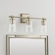 preview thumbnail 3 of 2, Breigh 3-light Brushed Champagne Bath/ Vanity Fixture