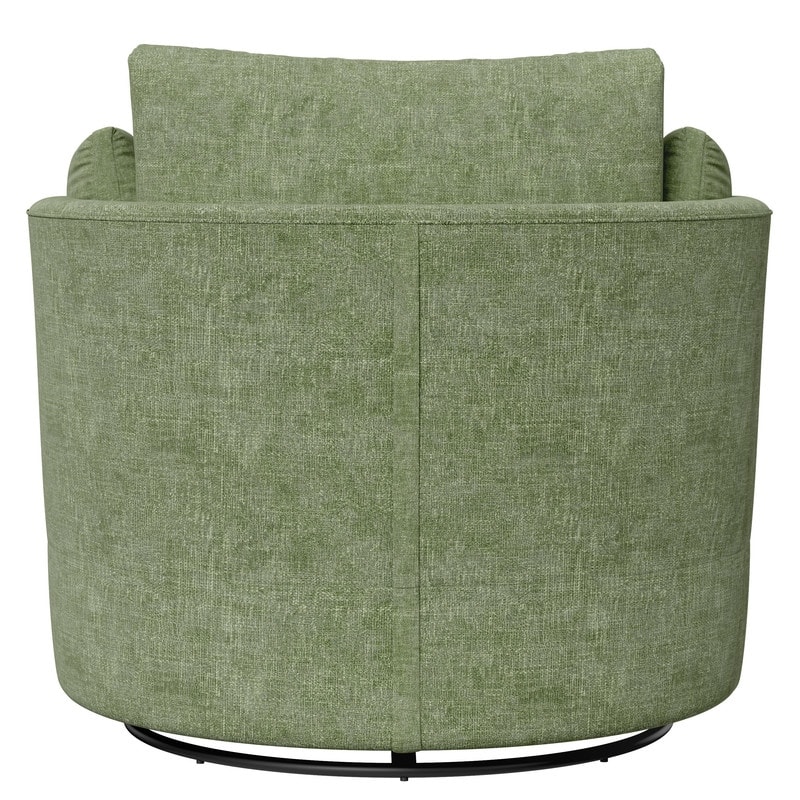 Swivel 34.7" Wide Comfortable Chenille Accent Chair (Set of 4)