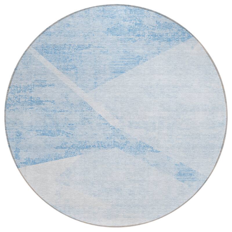 Machine Washable Indoor/ Outdoor Chantille Contemporary Geo Rug