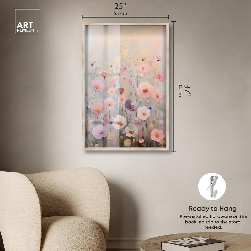 Tiny Blooms II Shadowbox by Art Remedy