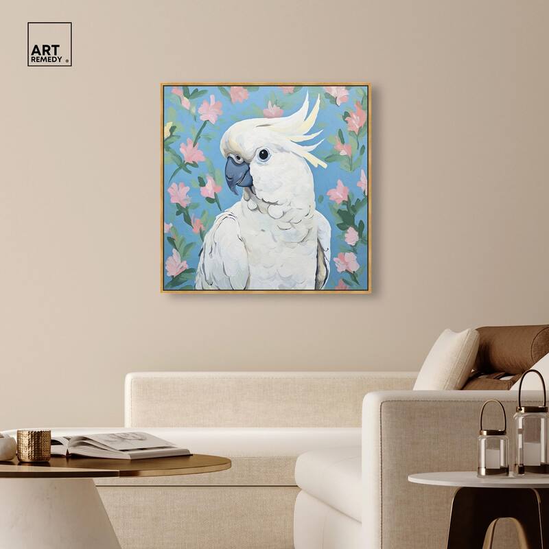White Cockatoo I Canvas by Art Remedy