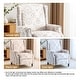 preview thumbnail 70 of 91, Linen Manual Upholstered Recliner with Wood Legs