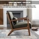 preview thumbnail 46 of 142, Aston Modern Solid wood Accent Chair for Living Room
