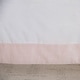 preview thumbnail 5 of 12, Rizzy Home Velvet Trim Crib Skirt - 26" x 51"