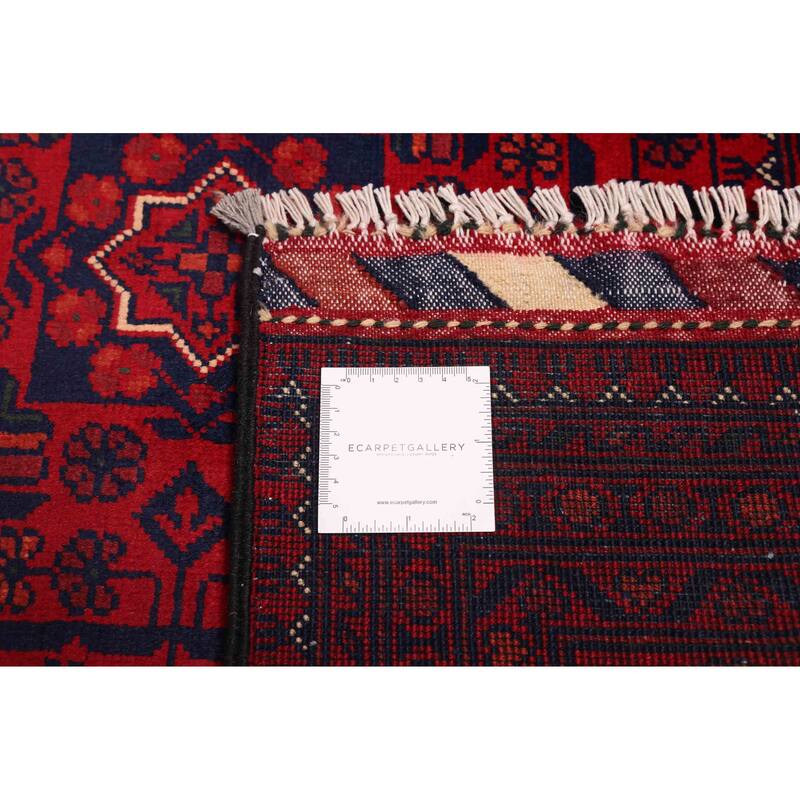 ECARPETGALLERY Hand-knotted Finest Khal Mohammadi Red Wool Rug - 5'6 x 8'4
