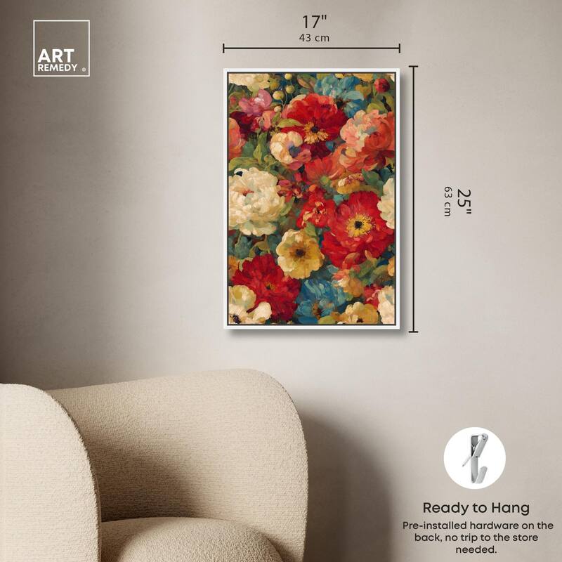 Garden Tapestries II Canvas by Art Remedy