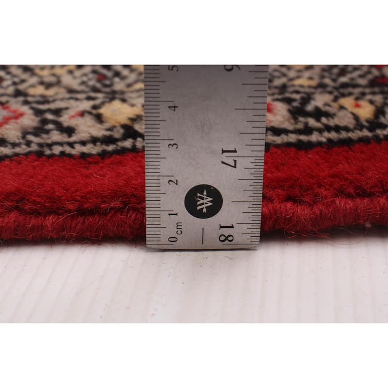 ECARPETGALLERY Hand-knotted Finest Peshawar Bokhara Red Wool Rug - 5'2 x 8'4